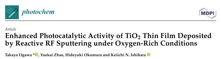 Original Article Publications of Zhao Yuekai in Photochem